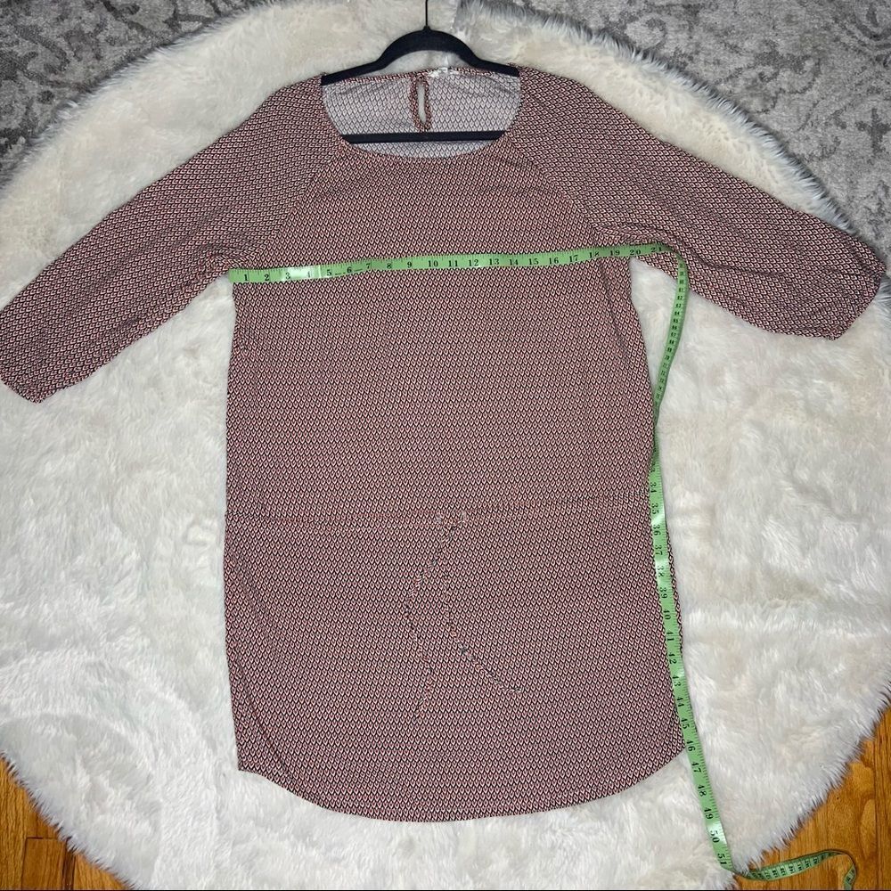Sz Large Soft Joie Red Print Dress